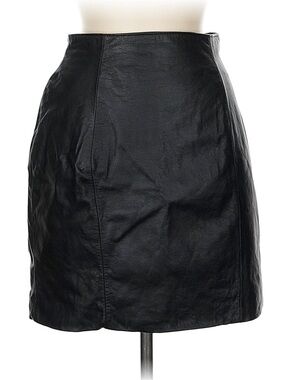Wilsons Leather Black Mini Leather Skirt